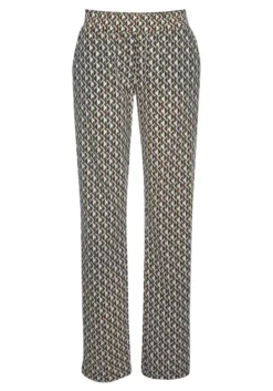 Vivance Dreams Pyjama, (2 Tlg., 1 Stück), Mit Schriftprint Und Gemusterter Hose -Bikini Mode Geschaft 3056165a3293b109a8e37858b5de4b9b