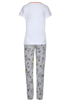 Peanuts Pyjama, (2 Tlg., 1 Stück), Mit Snoopy Und Woodstock Druck -Bikini Mode Geschaft 3450e043f50d0aa99cced14279830dfd