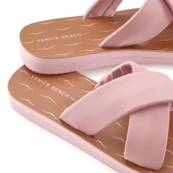 Venice Beach Badepantolette, Aus Besonders Leichtem Material VEGAN -Bikini Mode Geschaft 3526e3ec03ee064df02953a11c260f03