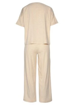 Vivance Dreams Pyjama, (2 Tlg., 1 Stück), In Weicher Ripp-Qualität -Bikini Mode Geschaft 35b80da014e4a36d5f1a259d7d8e6389