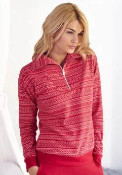 S.Oliver Sweatshirt, Mit Norwegermuster -Bikini Mode Geschaft 36b5111b2ff2a73c294ba371b4ba22a5