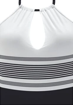 JETTE Badeanzug, Mit Platzierten Streifen -Bikini Mode Geschaft 38af967868ace6b0683149c0f988f4fa