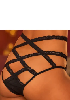 Petite Fleur Gold Taillenslip, Aus Dezent Transparenter Spitze In Blumiger Optik -Bikini Mode Geschaft 38f43b5a83bce01f8743051cd9d82937