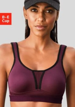 LASCANA ACTIVE Sport-BH »Watercolor«, Ohne Bügel, Für Starker Belastung, Basic Dessous