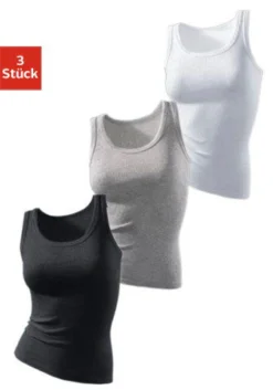 H.I.S Tanktop, (Packung, 3er-Pack), Ohne Seitennähte -Bikini Mode Geschaft 3e399773454f47f27468ca01ccc8c5c3