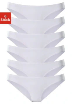 Vivance Active Bikinislip, (Packung, 6 St.), Aus Weicher Microfaser -Bikini Mode Geschaft 3e87d574e3141edfc1a0ae08fff08483