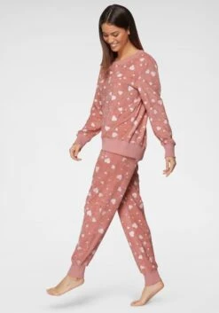 Vivance Dreams Pyjama, (2 Tlg., 1 Stück), Mit Alloverdruck -Bikini Mode Geschaft 3fbea10f74d643b4de9d1f7a56173d6e
