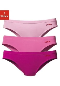 S.Oliver Bikinislip, (Packung, 3 St.), Mit Seitlichem Logodruck -Bikini Mode Geschaft 40811b38c06d3b137851571b564f3c81