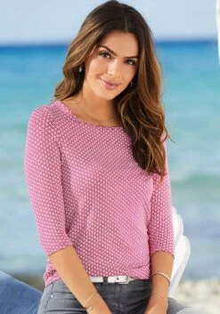 Vivance 3/4-Arm-Shirt, (2er-Pack), Mit Elastischem Saum -Bikini Mode Geschaft 40ae89460312140e455fd85a8623e8f8