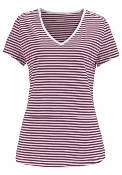 H.I.S Capri-Pyjama, (2 Tlg., 1 Stück), Mit Geringeltem T-Shirt Und Legerer Hose -Bikini Mode Geschaft 40c529cbc36ea179fff5ce6cef435281