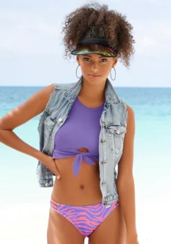 Venice Beach Crop-Bikini-Top »Planet«, Mit Zierknoten -Bikini Mode Geschaft 4130ee620796cef7e3d389cfc559edf2