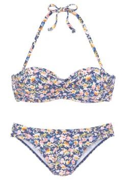 Buffalo Bügel-Bandeau-Bikini, Im Floralen Design -Bikini Mode Geschaft 41795c75ac26fd93c4412f5edd87bd92