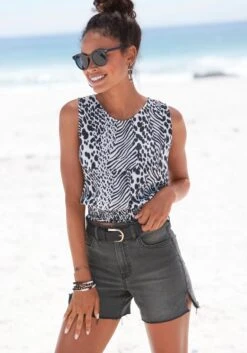 Buffalo Jeansshorts, In High-waist-Form -Bikini Mode Geschaft 45038f71b9f387da63a0271f46de1aaa