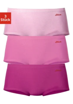 S.Oliver Panty, (Packung, 3 St.), Mit Seitlichem Logodruck -Bikini Mode Geschaft 458a06ebd24eef82c382c2c8a37a58b3