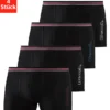 Bench. Boxer, (Packung, 4 St.), Mit Seitlichem Logo Druck -Bikini Mode Geschaft 45b5bd05dea8088f65790b69d6d47ee4