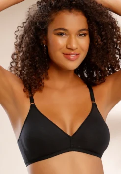 Petite Fleur Bralette-BH, (Packung, 2 Stück), Aus Angenehm Weicher Baumwollqualität, Basic Dessous -Bikini Mode Geschaft 470ae977986f1f5aace2b14e1c7db2b0