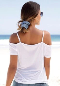 S.Oliver Kurzarmshirt, Mit Gedruckter Bordüre -Bikini Mode Geschaft 48ec36e6cfff946f67b3d31ae847a7b8