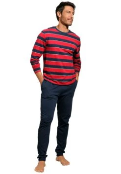 H.I.S Pyjama, (2 Tlg., 1 Stück), Mit Aufwendig Gestreiftem Oberteil -Bikini Mode Geschaft 4976d19efc0d28a5b96a4861f6f3b455