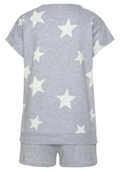 Arizona Shorty, (4 Tlg., 2 Stück), In Melierter Optik Mit Sternen -Bikini Mode Geschaft 4a7b449ea59369f330eea70dd98d7eba