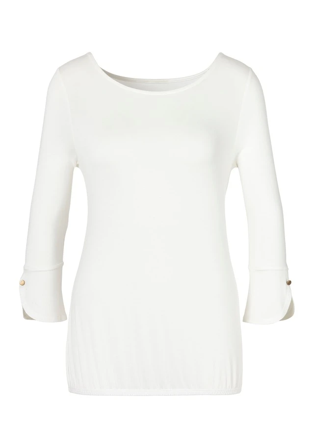 Vivance 3/4-Arm-Shirt, (2er-Pack), Mit Modischen Manschetten Und Goldfarbenen Knöpfen 6 Vivance 3/4-Arm-Shirt, (2er-Pack), Mit Modischen Manschetten Und Goldfarbenen Knöpfen – Bild 4