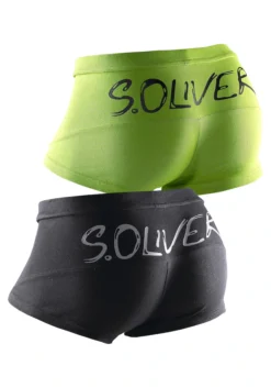 S.Oliver Hipster, (Packung, 2 St.), Mit Großem Logoschriftzug -Bikini Mode Geschaft 4e48d1be80f255d8718833778376bb94