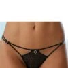 Petite Fleur Gold Bändchenstring, Mit Strass-Details An Den Seiten -Bikini Mode Geschaft 4f233463c249195ac719fc2d4ae18599