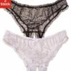 Petite Fleur Gold Slip-Ouvert, (2 St.), Mit Rüschensaum Und Pünktchenmuster -Bikini Mode Geschaft 4fefd977540b778f61151ed5519a0dfe