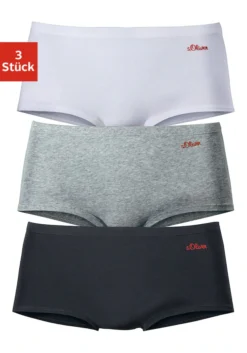 S.Oliver Panty, (Packung, 3 St.), Mit Seitlichem Logodruck -Bikini Mode Geschaft 508f92d7a6438d7dba2ffb4db102eb8a