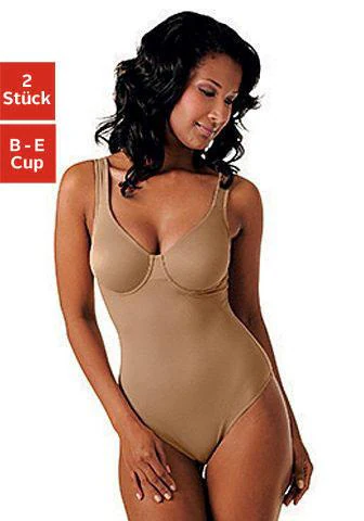 Nuance T-Shirt-Body, (2er-Pack), Mit Bügel, Basic Dessous 9 Nuance T-Shirt-Body, (2er-Pack), Mit Bügel, Basic Dessous – Bild 7