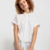 LSCN By LASCANA Kurzarmbluse, Mit Knotendetail -Bikini Mode Geschaft 527daf7fa85a1cf6c254fb5aff1b607f