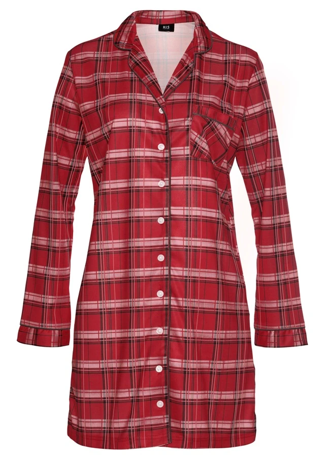 H.I.S Nachthemd, (1 Tlg.), Aus Flanell Im Karo-Design 18 H.I.S Nachthemd, (1 Tlg.), Aus Flanell Im Karo-Design – Bild 16