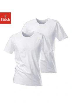 H.I.S T-Shirt, (2er-Pack), Mit Rundhalsausschnitt Perfekt Als Unterziehshirt -Bikini Mode Geschaft 5447afdc5b16b41a0d1f83369e3740b7