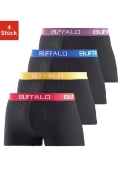 Buffalo Boxer, (Packung, 4 St.), Unifarbene Retro Pants -Bikini Mode Geschaft 5551d1cd112b9649e0b69314678c70c5
