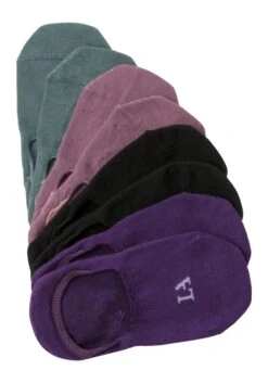 LASCANA ACTIVE Füßlinge, (4 Paar), Mit Silicon über Der Ferse