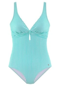 S.Oliver Badeanzug, Mit V-Ausschnitt Und Cut-Out -Bikini Mode Geschaft 555b5ec34accf5d160b676c04d0ff39a