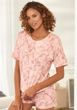 Buffalo Shorty, (2 Tlg., 1 Stück), Mit Marmordruck -Bikini Mode Geschaft 5648a4c0b370d46dba8171bec56fb380