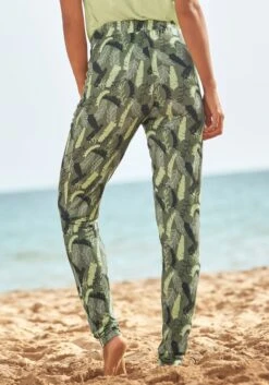 S.Oliver Jerseyhose, Mit Blätterdruck -Bikini Mode Geschaft 56e304ca8c1dbd1fbb8d565df63ad3c1