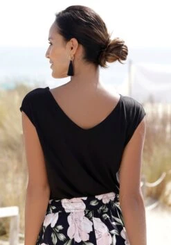 S.Oliver T-Shirt, Mit Zierbändern Am Ausschnitt -Bikini Mode Geschaft 574f6e7d56be1dff60bc7e9f64b4fb97