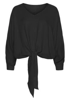 Vivance Schlupfbluse, Mit Knotendetail Am Saum -Bikini Mode Geschaft 57924d5c1906896bd04be2f7eebcdb19