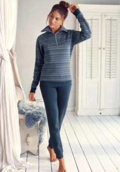 S.Oliver Sweatshirt, Mit Norwegermuster -Bikini Mode Geschaft 57fbc70afe78fe46bd064c295b7ea538