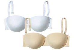 Petite Fleur Bügel-BH, (Packung, 2 Stück), Mit Abnehmbaren Trägern Aus Baumwolle, Basic Dessous -Bikini Mode Geschaft 588a4a9dd4cbd0605169848820df1a33