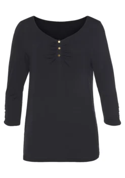 Vivance 3/4-Arm-Shirt, (2er-Pack), Mit Zarter Raffung 13 Vivance 3/4-Arm-Shirt, (2er-Pack), Mit Zarter Raffung -Bikini Mode Geschaft 59c6688a5d1bd1aec6152f8726106178