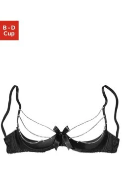 Petite Fleur Gold Büstenhebe, Mit Bügel Und Strassketten, Sexy Dessous