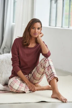 H.I.S Pyjama, (2 Tlg., 1 Stück), Mit Karierter Schlafhose -Bikini Mode Geschaft 5a3f9e0e157048e74347e6f7d806feb7