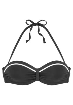 Vivance Bügel-Bandeau-Bikini-Top »Lorena«, Mit Kontrastfarbenem Piping -Bikini Mode Geschaft 5a48bd2a43405dc984e80f707284b47f