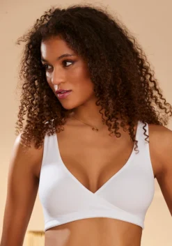 Petite Fleur Soft-BH, (Packung, 2 Stück), In Hübscher Wickeloptik (eignet Sich Auch Zum Stillen), Basic Dessous -Bikini Mode Geschaft 5a5d630969c42b027a7a365e77d26adf