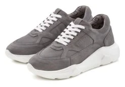 Elbsand Sneaker, Aus Veloursleder Mit Casual Chunky Sohle
