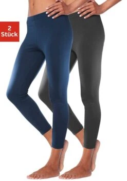 Vivance Active Leggings, (2er-Pack), Mit Gummibund -Bikini Mode Geschaft 5bd7d5214afa6e0e620ca6577e5dbbdb