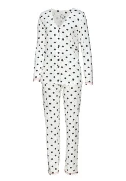 Vivance Dreams Pyjama, (4 Tlg., 2 Stück), Mit Großen Punkten Und Sternen -Bikini Mode Geschaft 5c7f2a76be51b2cda4c15f69a4355926