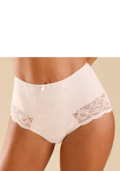Nuance High-Waist-Panty, Mit Spitzeneinsätzen -Bikini Mode Geschaft 5ccbe1579d3260e4e88d54fba7102fec